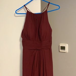 NWT AZAZIE ‘Bonnie Allure’ gown in Cabernet